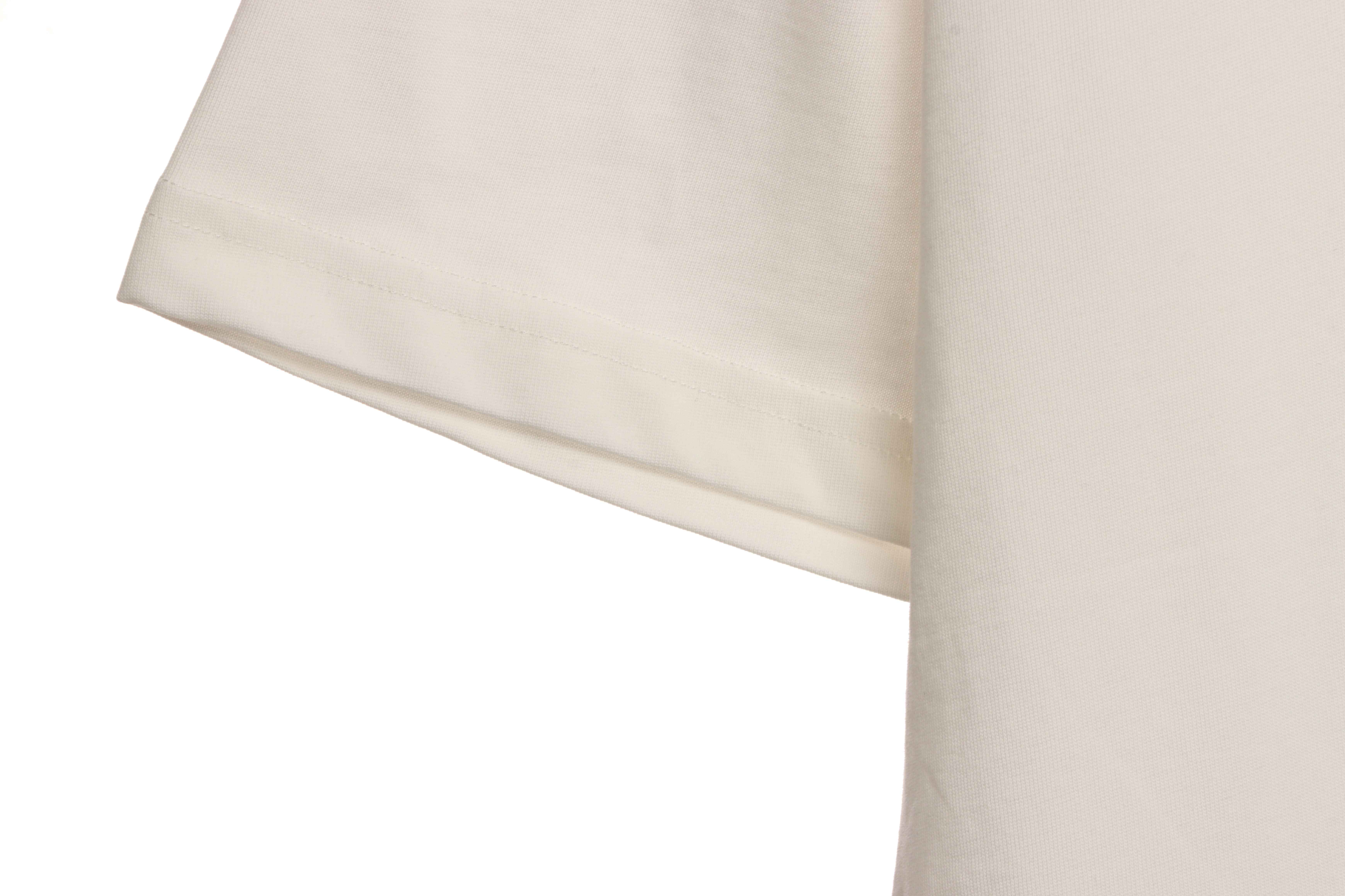 Chrome Hearts Rivet Leather Cross Short Sleeve White