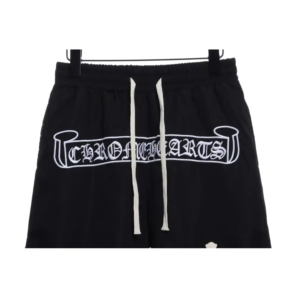 Chrome Hearts Sanskrit Embroidered Woven Shorts