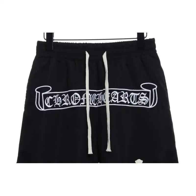 Chrome Hearts Sanskrit Embroidered Woven Shorts