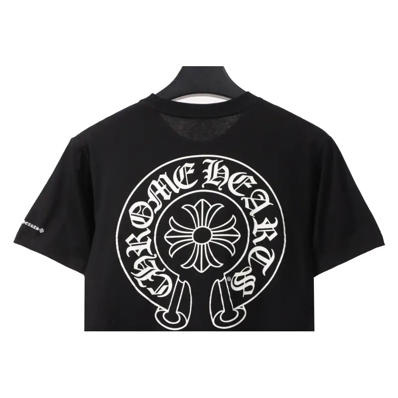 Chrome Hearts Sanskrit Printed Short Sleeve Black