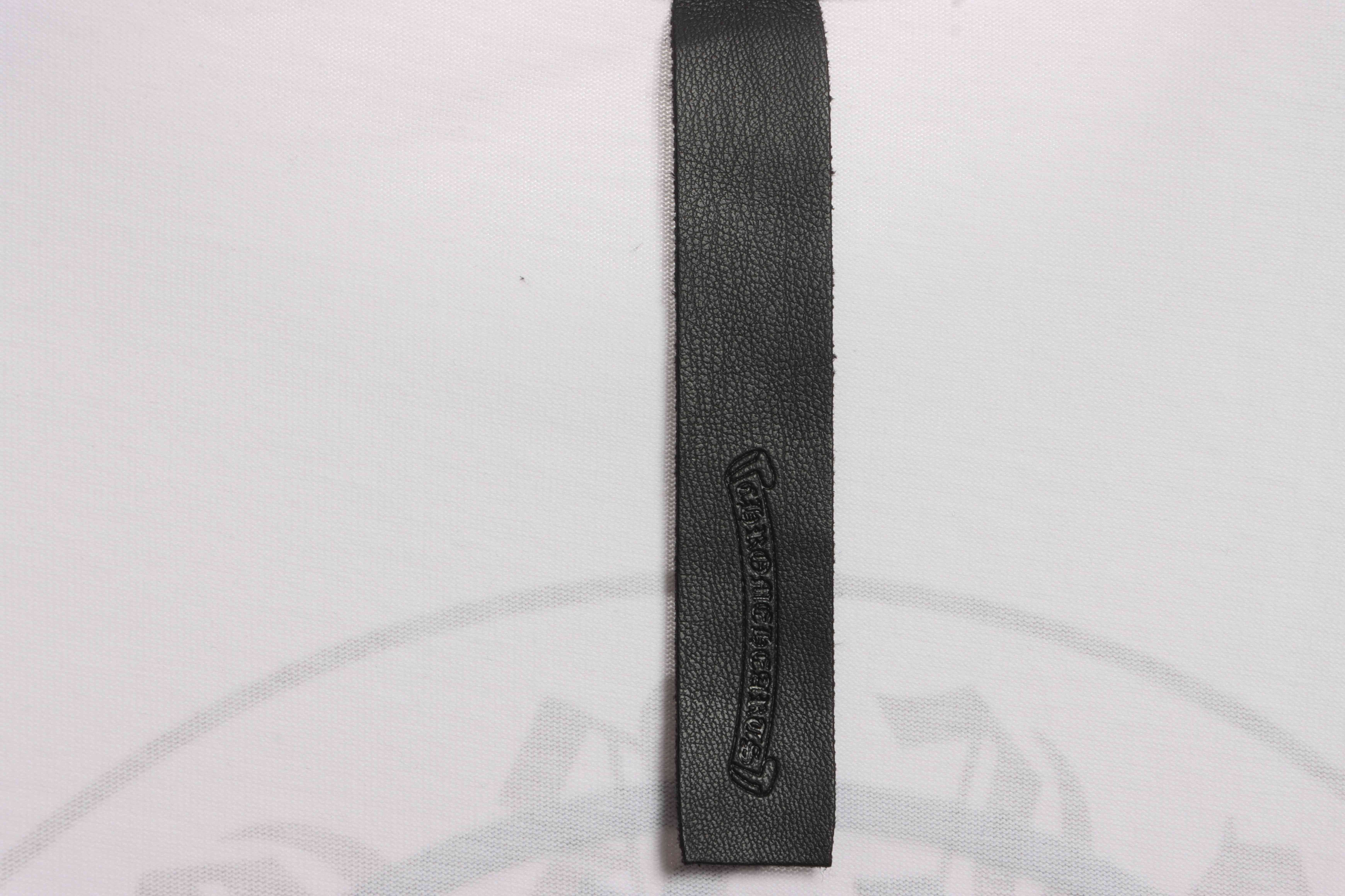 Chrome Hearts Silicone Back Shadow Short Sleeve White