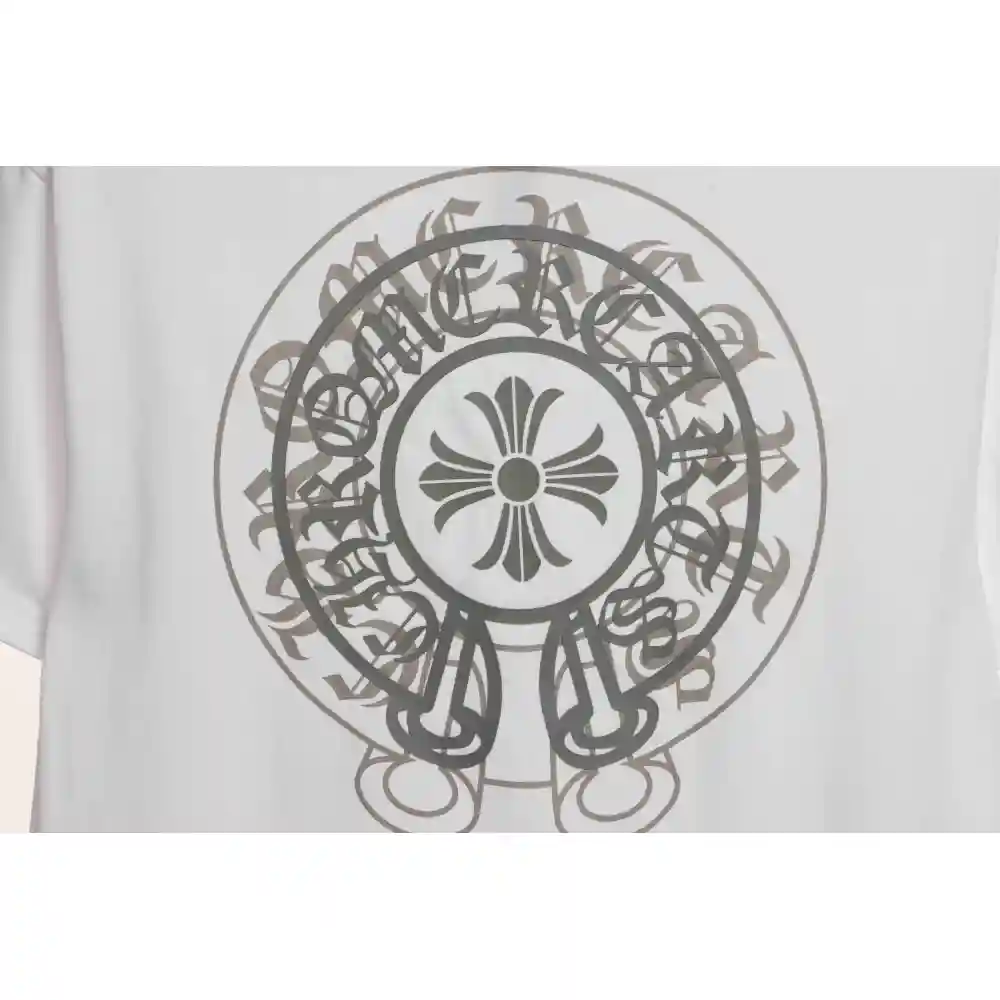 Chrome Hearts Silicone Back Shadow Short Sleeve White