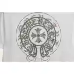 Chrome Hearts Silicone Back Shadow Short Sleeve White