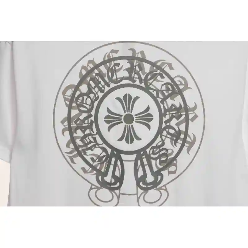 Chrome Hearts Silicone Back Shadow Short Sleeve White