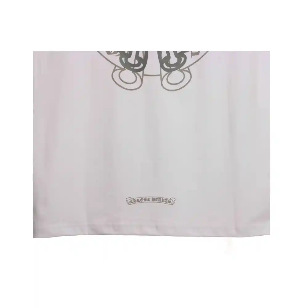 Chrome Hearts Silicone Back Shadow Short Sleeve White