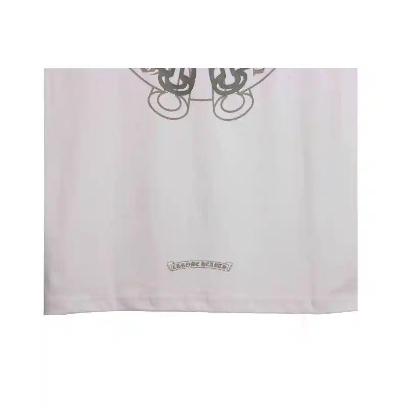 Chrome Hearts Silicone Back Shadow Short Sleeve White