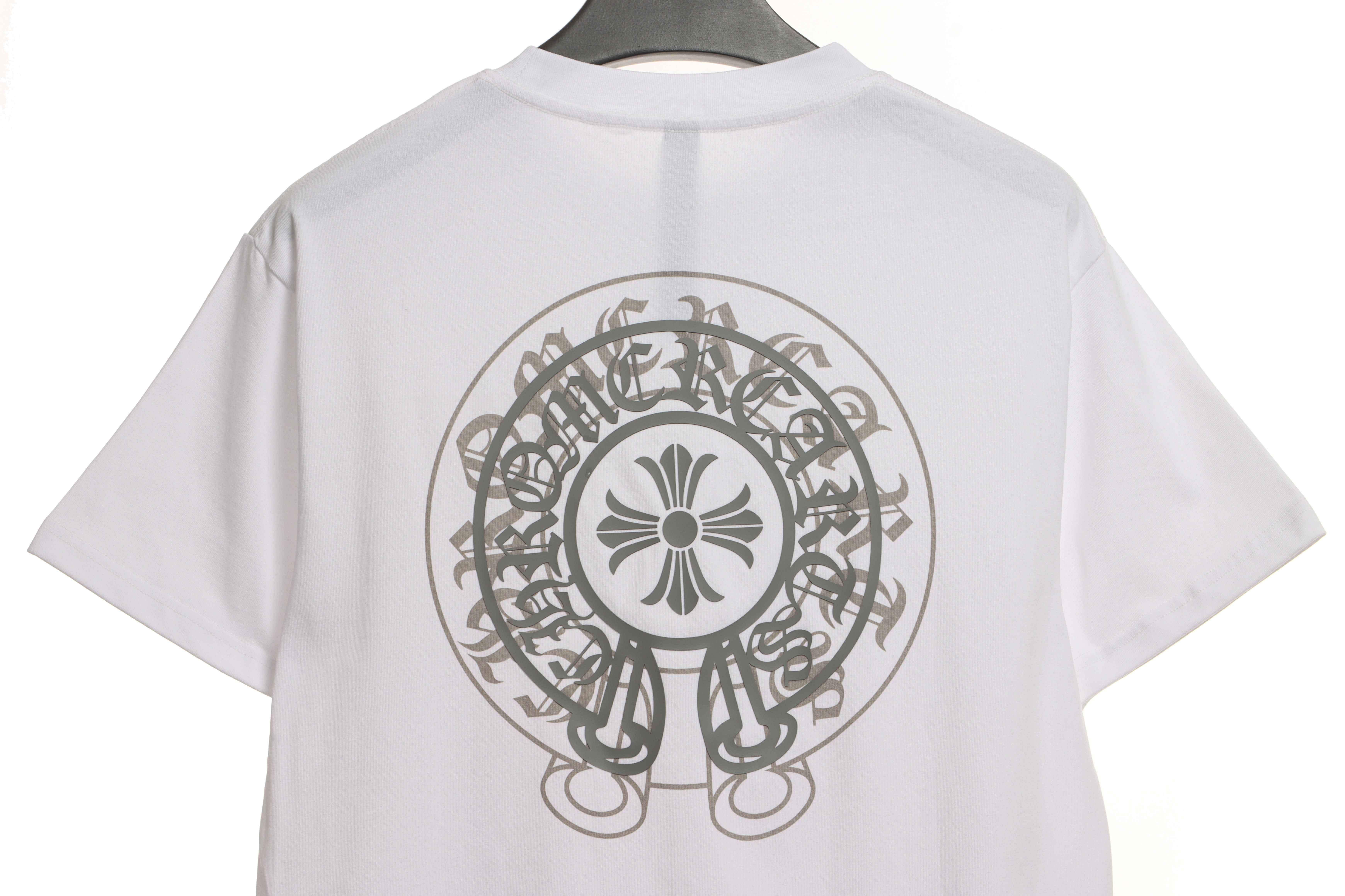 Chrome Hearts Silicone Back Shadow Short Sleeve White