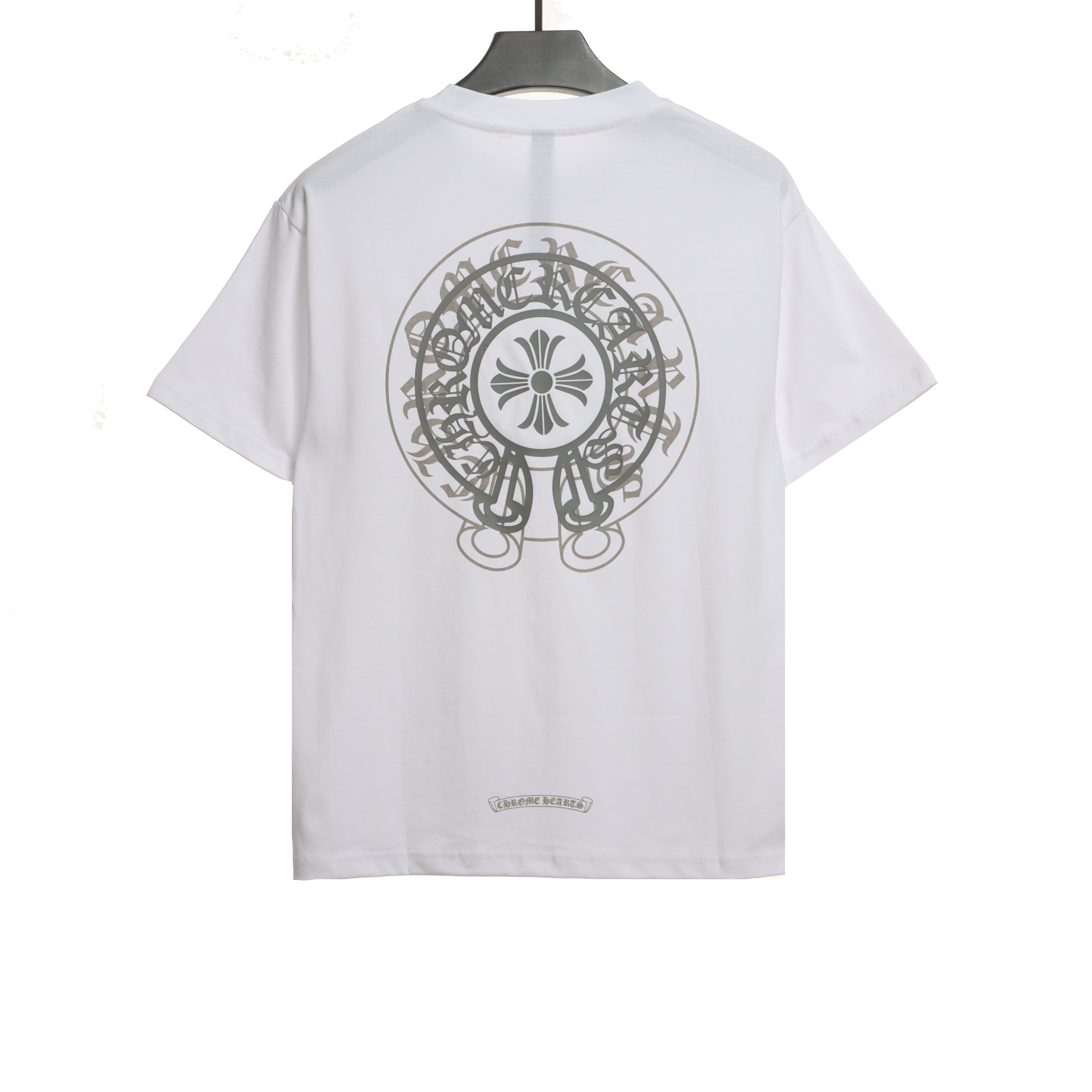 Chrome Hearts Silicone Back Shadow Short Sleeve White