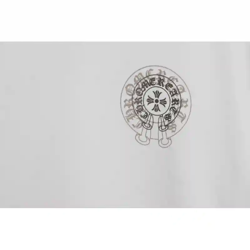 Chrome Hearts Silicone Back Shadow Short Sleeve White
