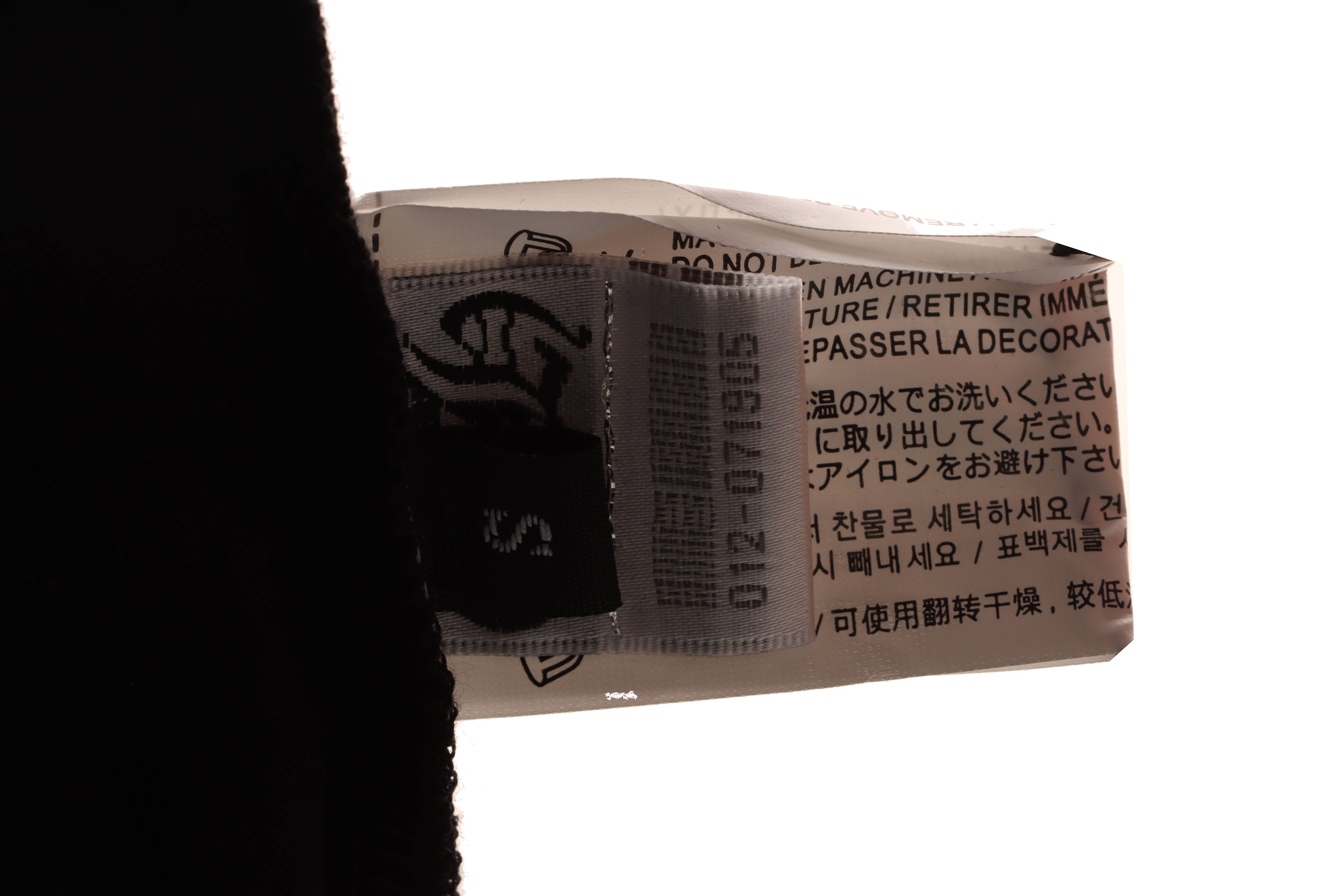 Chrome Hearts White and Black with Leather Small Iron Logo Short Sleeve Black