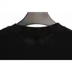 Chrome Hearts White and Black with Leather Small Iron Logo Short Sleeve Black