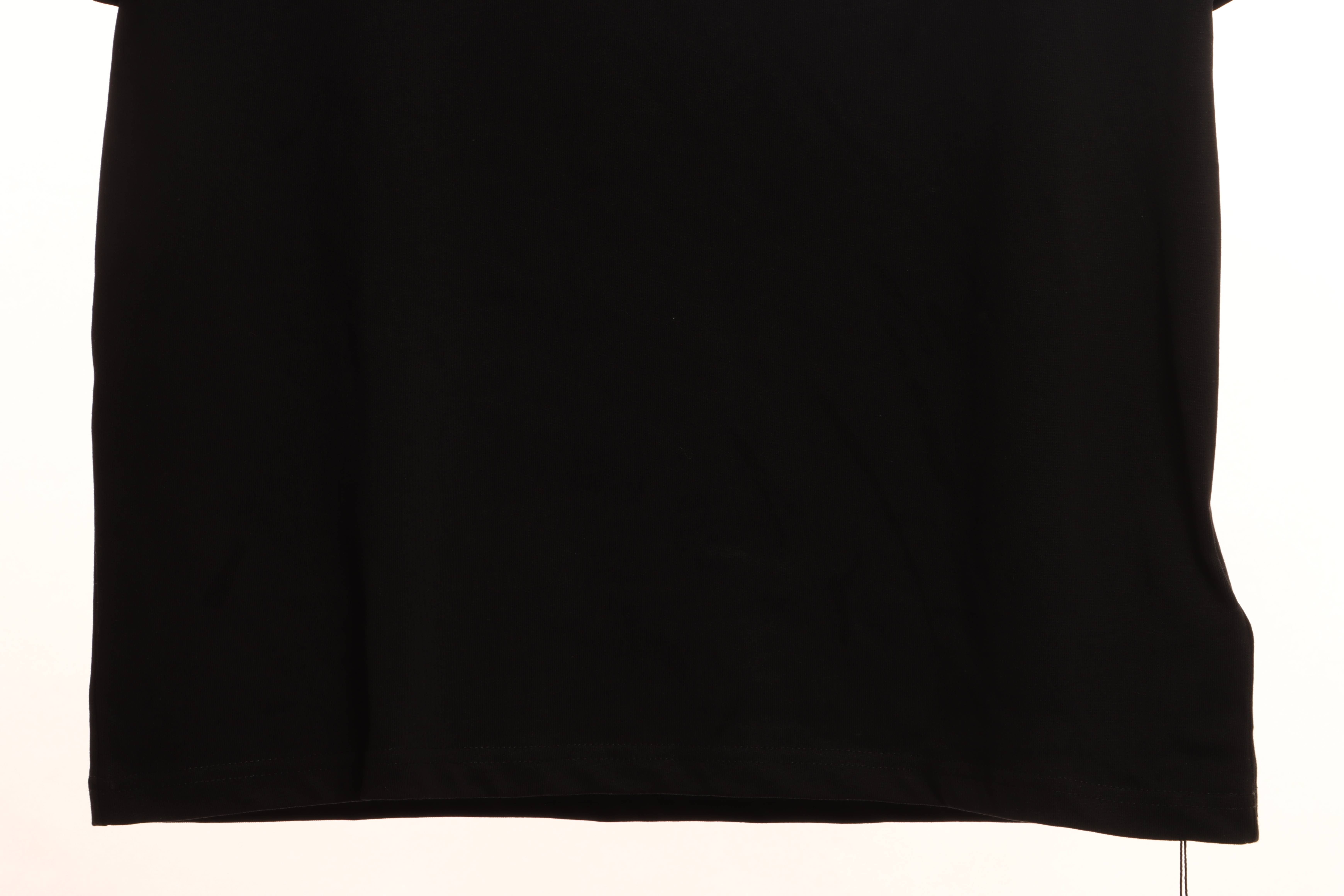 Chrome Hearts White and Black with Leather Small Iron Logo Short Sleeve Black