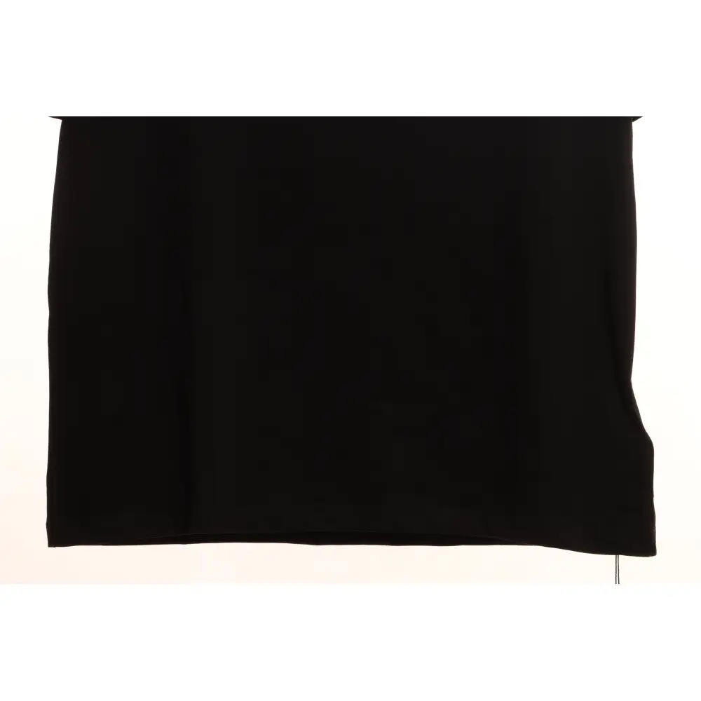 Chrome Hearts White and Black with Leather Small Iron Logo Short Sleeve Black