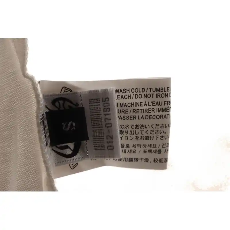 Chrome Hearts White and Black with Leather Small Iron Logo Short Sleeve White