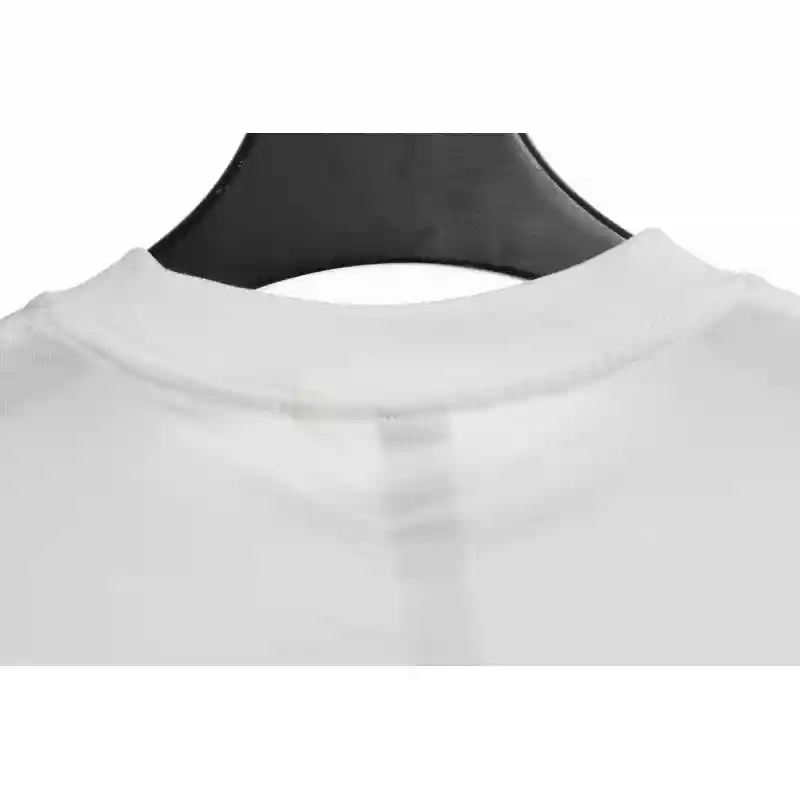 Chrome Hearts White and Black with Leather Small Iron Logo Short Sleeve White