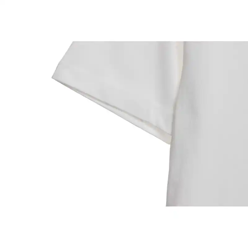 Chrome Hearts White and Black with Leather Small Iron Logo Short Sleeve White