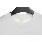 Chrome Hearts White and Black with Leather Small Iron Logo Short Sleeve White