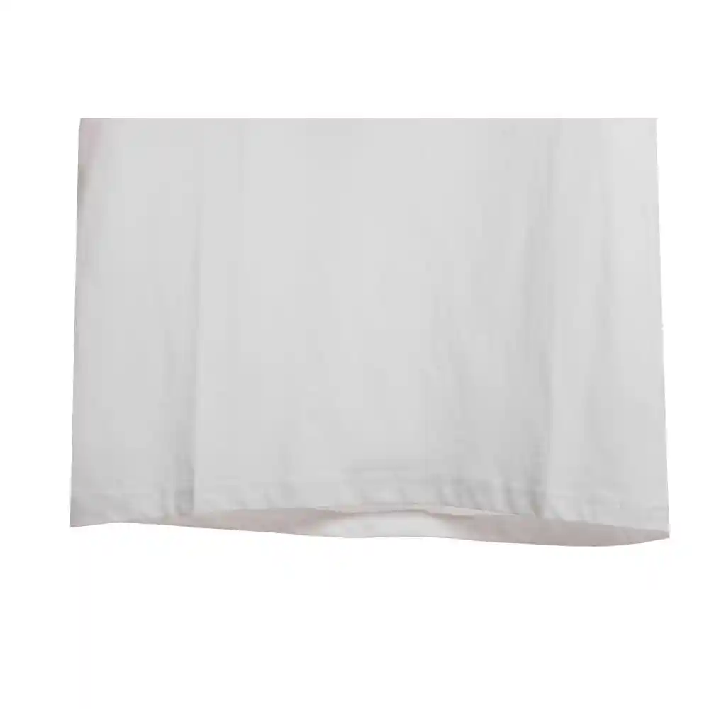 Chrome Hearts White and Black with Leather Small Iron Logo Short Sleeve White