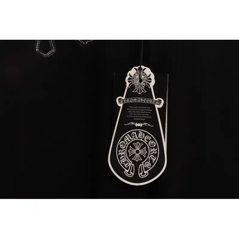 Chrome Hearts White Leather Logo Cross Shorts
