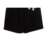 Chrome Hearts White Leather Logo Cross Shorts