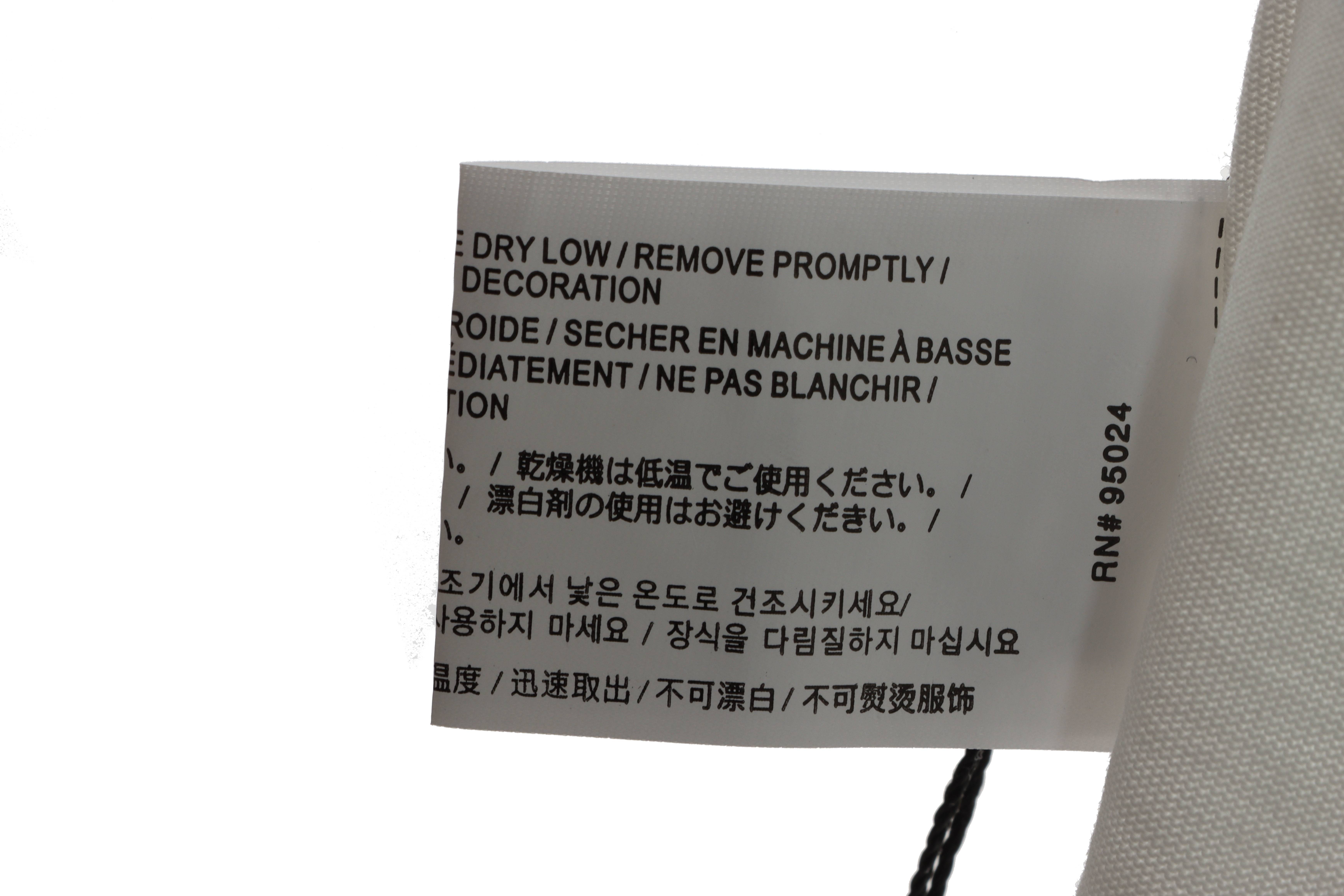 Chrome Heart Neckline Cross Rhinestone Short Sleeves White