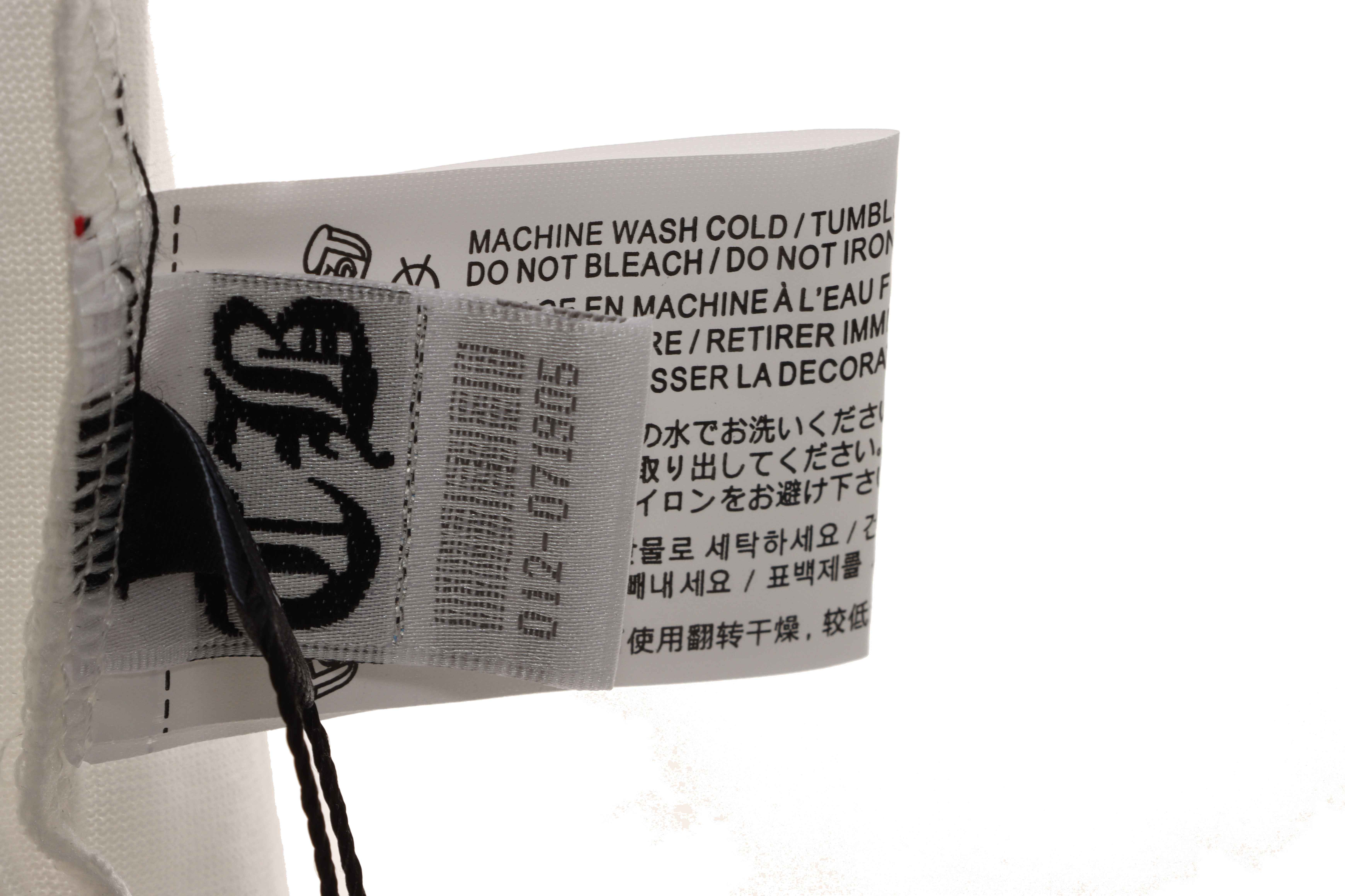 Chrome Heart Neckline Cross Rhinestone Short Sleeves White