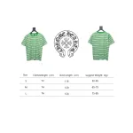 Chrome Hearts 24ss full print cross-dyed short sleeve Green