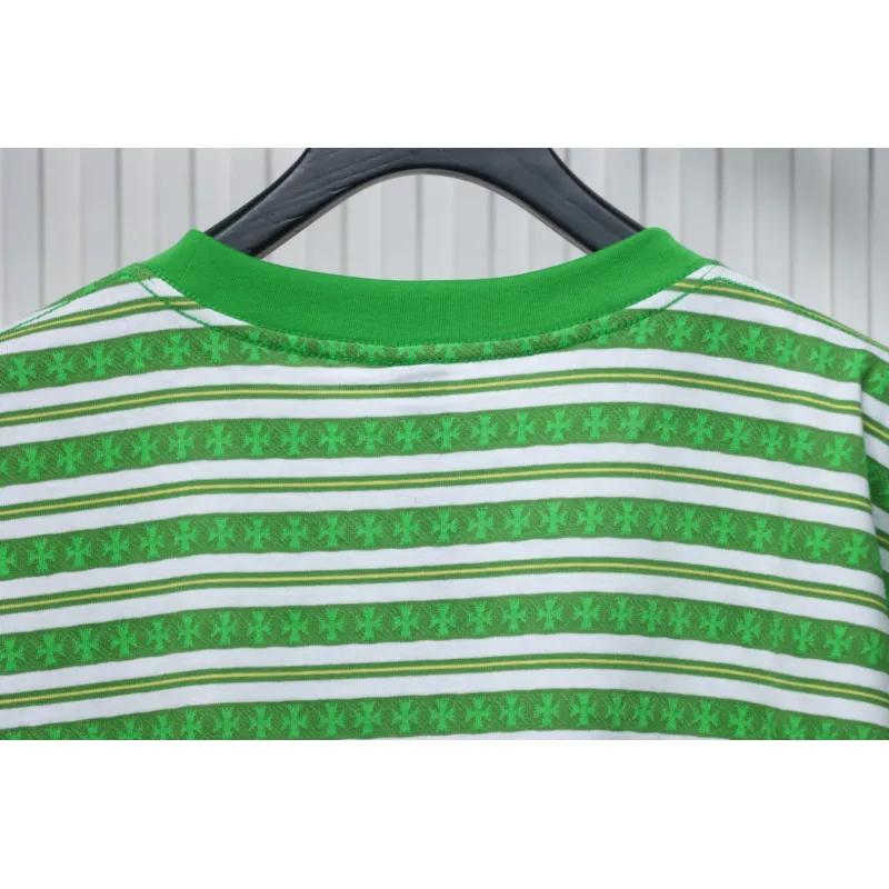 Chrome Hearts 24ss full print cross-dyed short sleeve Green