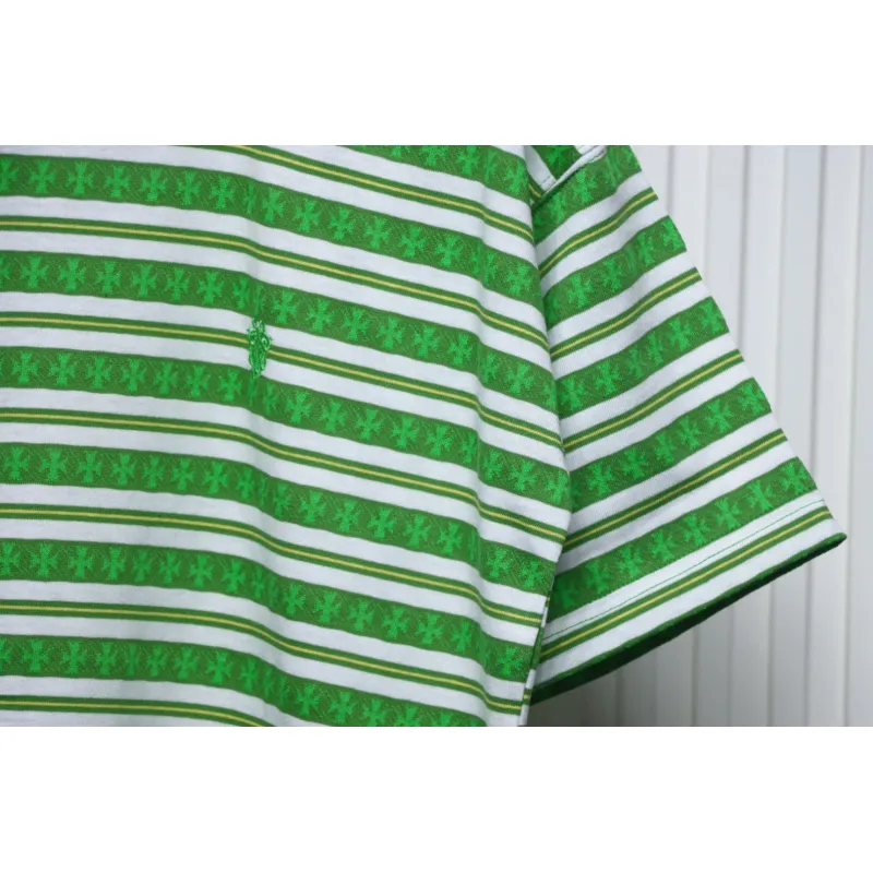 Chrome Hearts 24ss full print cross-dyed short sleeve Green