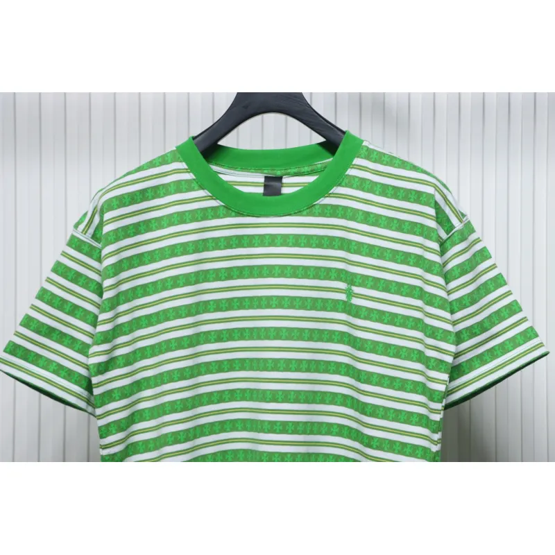 Chrome Hearts 24ss full print cross-dyed short sleeve Green
