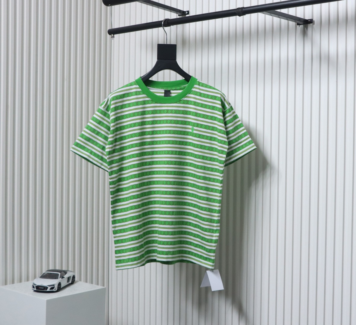 Chrome Hearts 24ss full print cross-dyed short sleeve Green