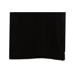 Chrome Hearts Cross Leather Silver Embroidered Sanskrit Short Sleeve Black