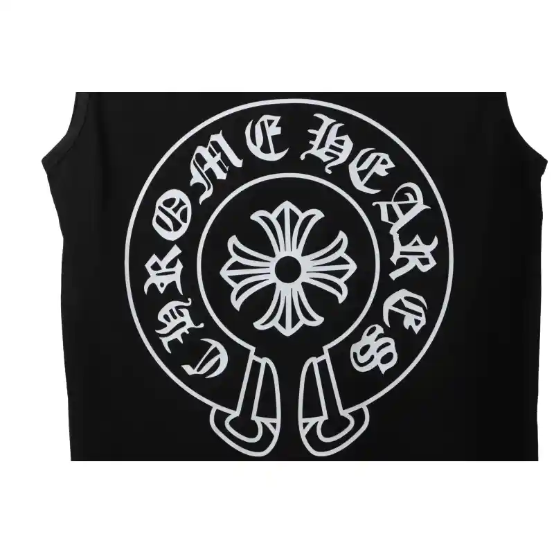 Chrome Hearts Horseshoe Print Vest Black