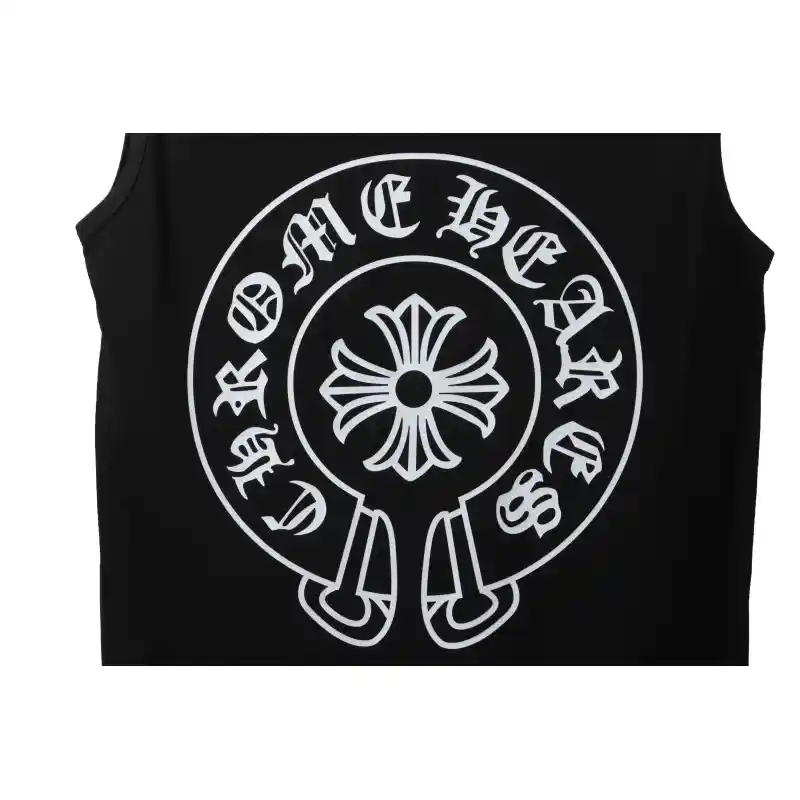 Chrome Hearts Horseshoe Print Vest Black