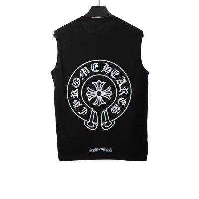 Chrome Hearts Horseshoe Print Vest Black 01