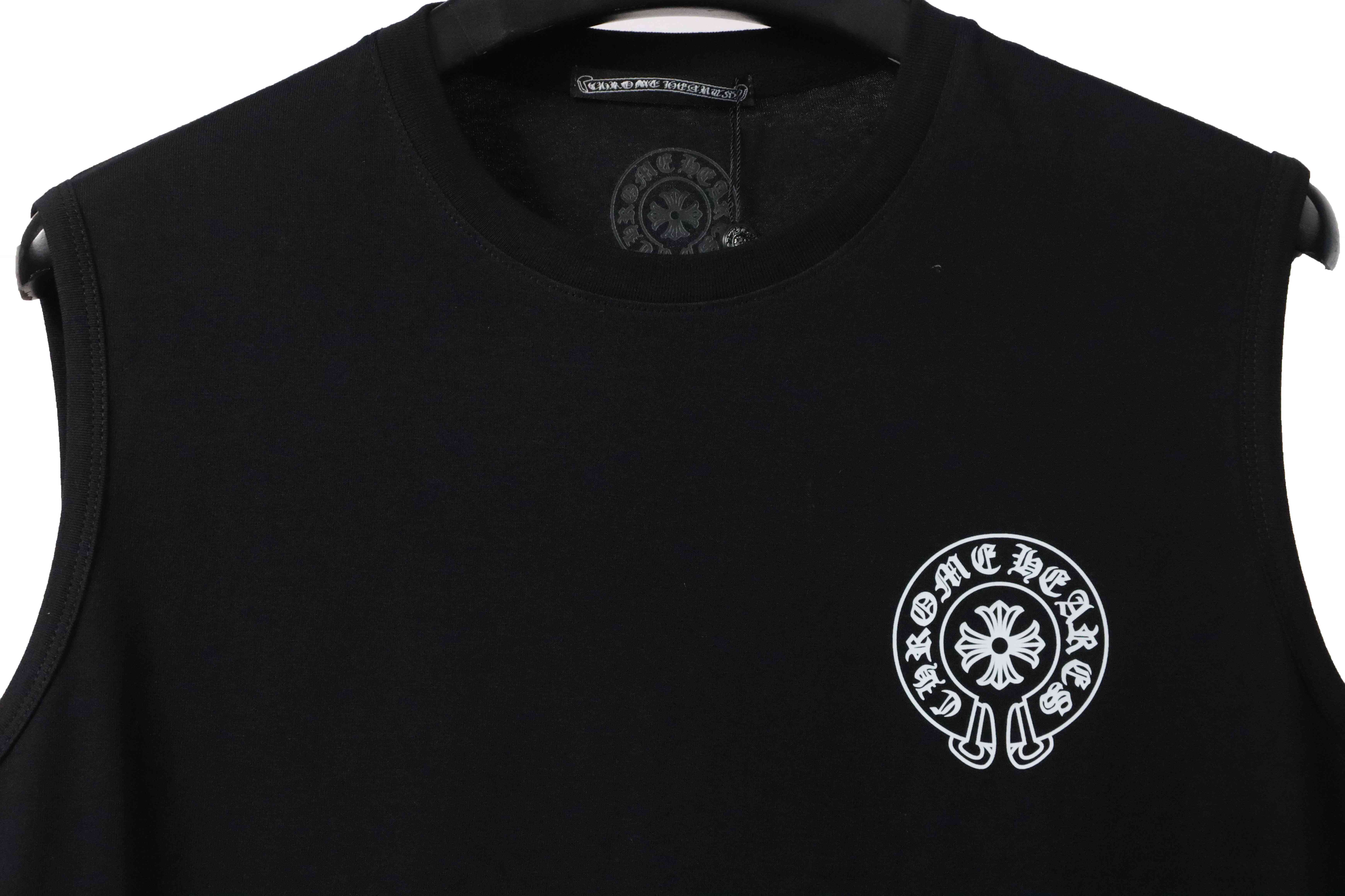 Chrome Hearts Horseshoe Print Vest Black