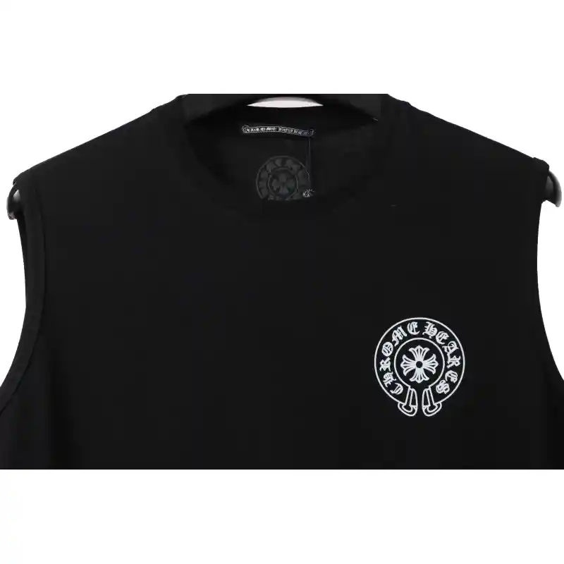 Chrome Hearts Horseshoe Print Vest Black
