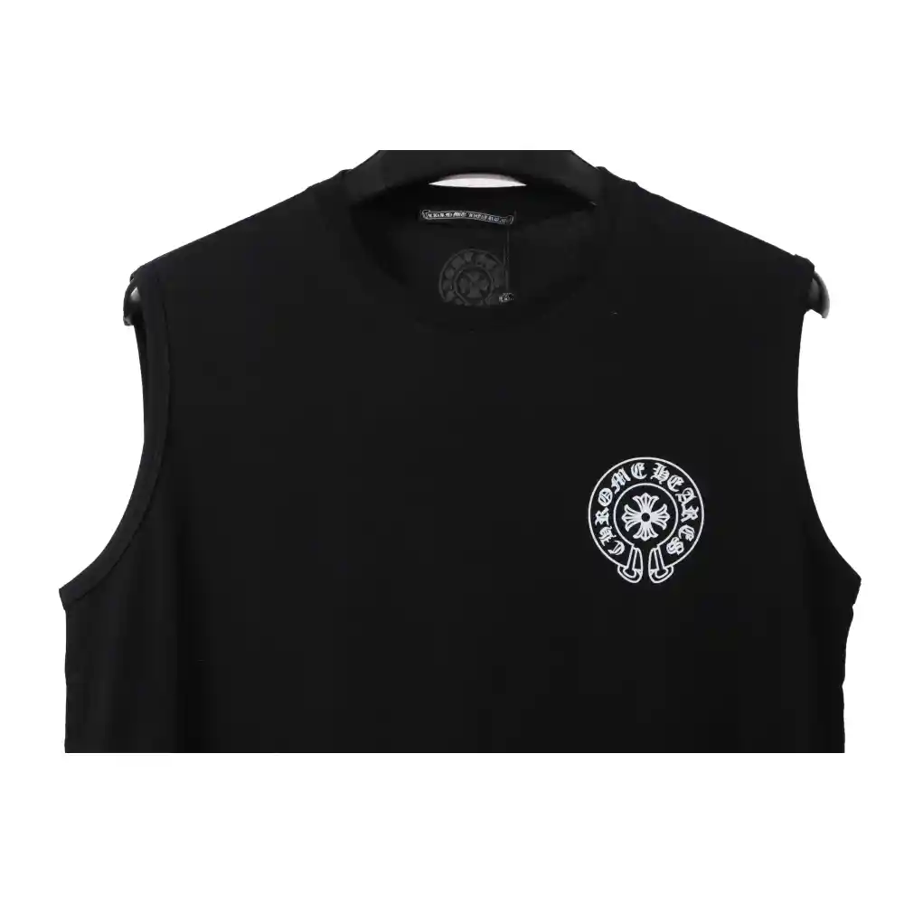 Chrome Hearts Horseshoe Print Vest Black