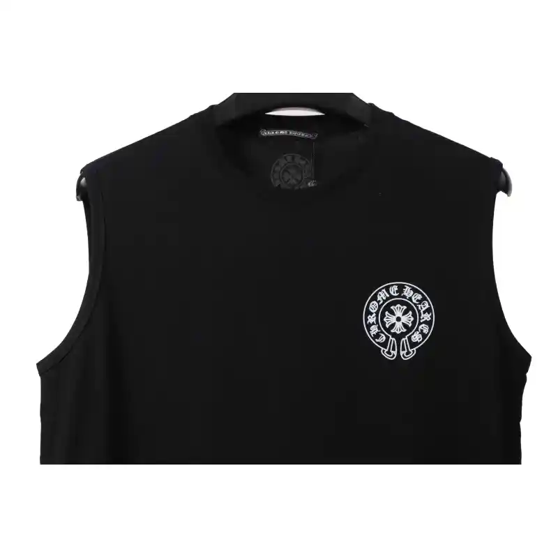 Chrome Hearts Horseshoe Print Vest Black
