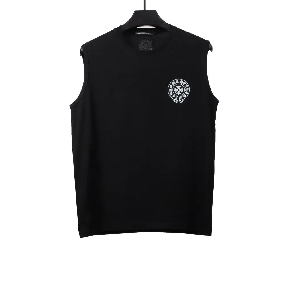 Chrome Hearts Horseshoe Print Vest Black