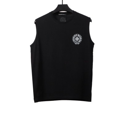 Chrome Hearts Horseshoe Print Vest Black 02