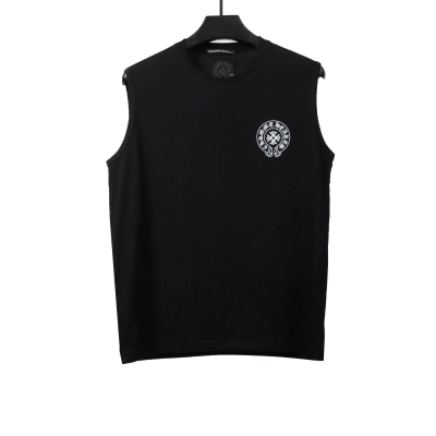 Chrome Hearts Horseshoe Print Vest Black 02
