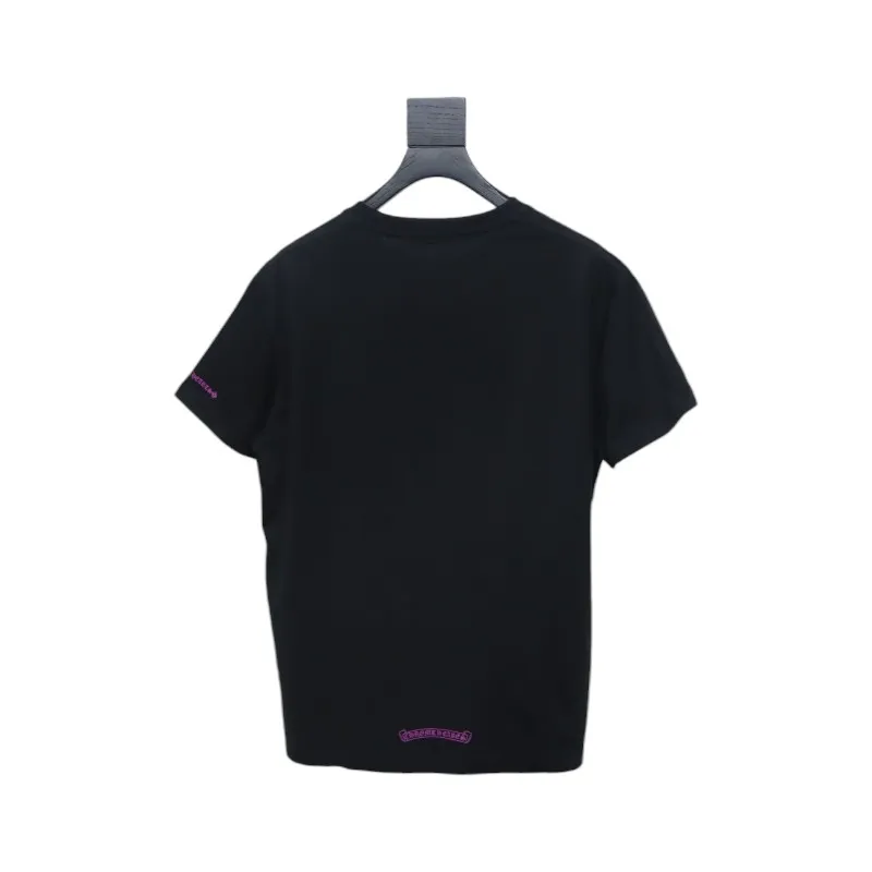 Chrome Hearts Neckline Sanskrit Print Short Sleeve Pink