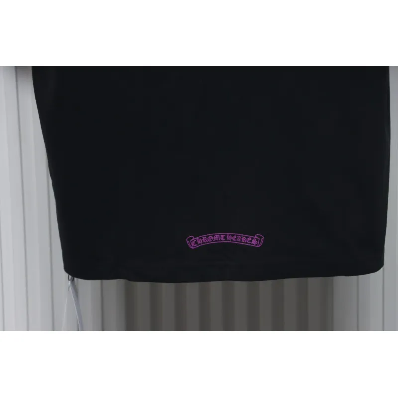 Chrome Hearts Neckline Sanskrit Print Short Sleeve Pink