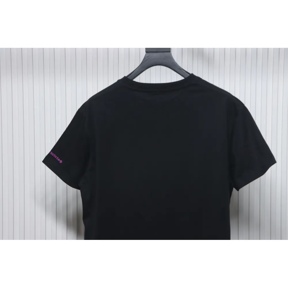 Chrome Hearts Neckline Sanskrit Print Short Sleeve Pink