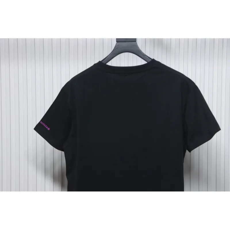 Chrome Hearts Neckline Sanskrit Print Short Sleeve Pink
