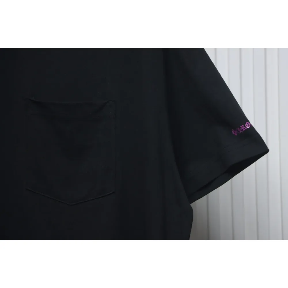 Chrome Hearts Neckline Sanskrit Print Short Sleeve Pink