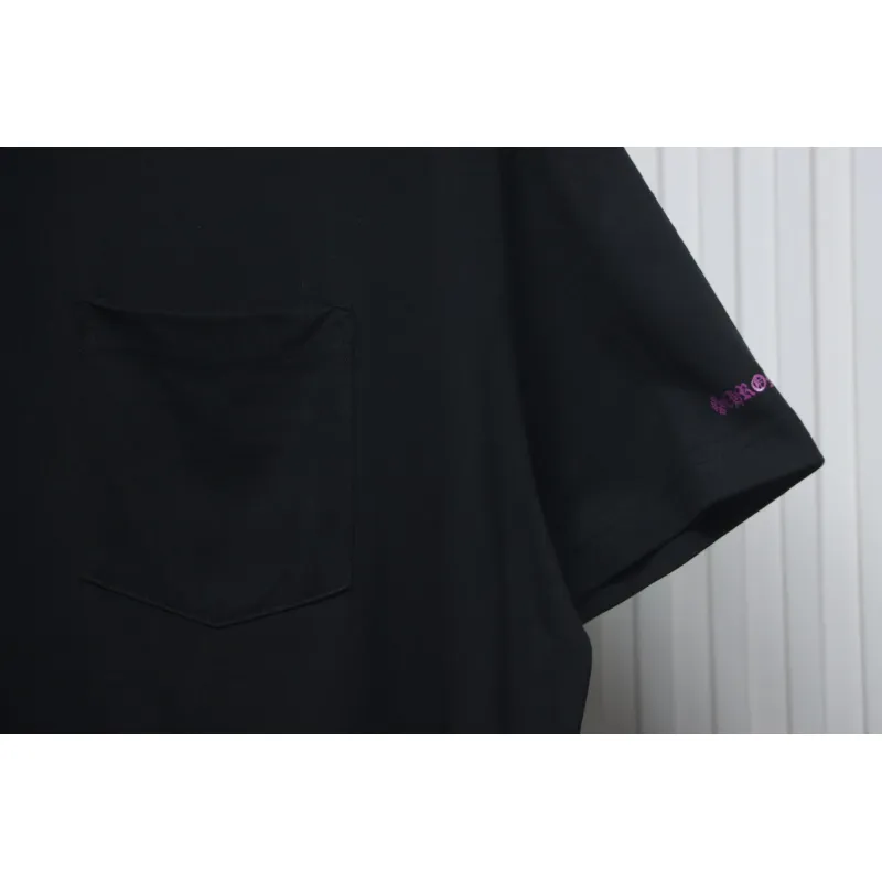 Chrome Hearts Neckline Sanskrit Print Short Sleeve Pink