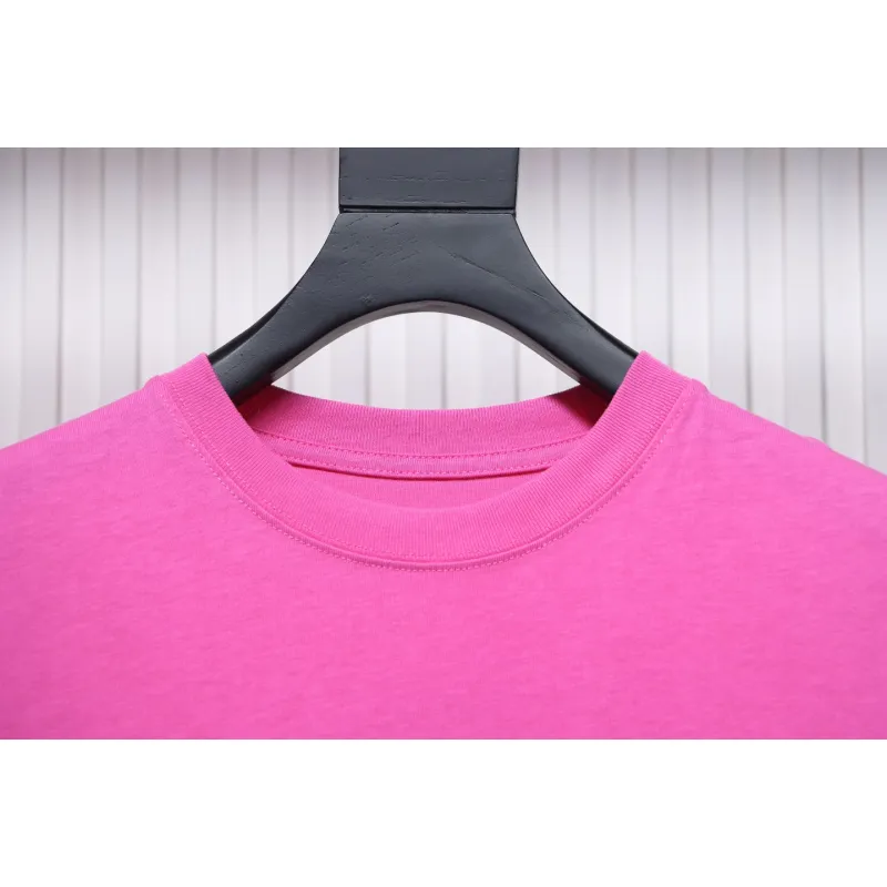 Chrome Hearts New Chrome Hearts Scroll Banner Dopamine Color Pocket T-shirt Pink CH2024