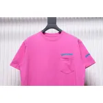Chrome Hearts New Chrome Hearts Scroll Banner Dopamine Color Pocket T-shirt Pink CH2024